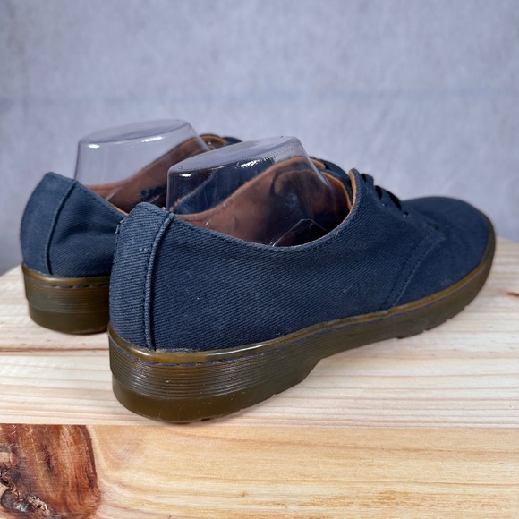 Dr. Martens Canvas Derby Mens 11 Shoes Navy Blue Good 3-Eyelet Oxford Low Top main image 14
